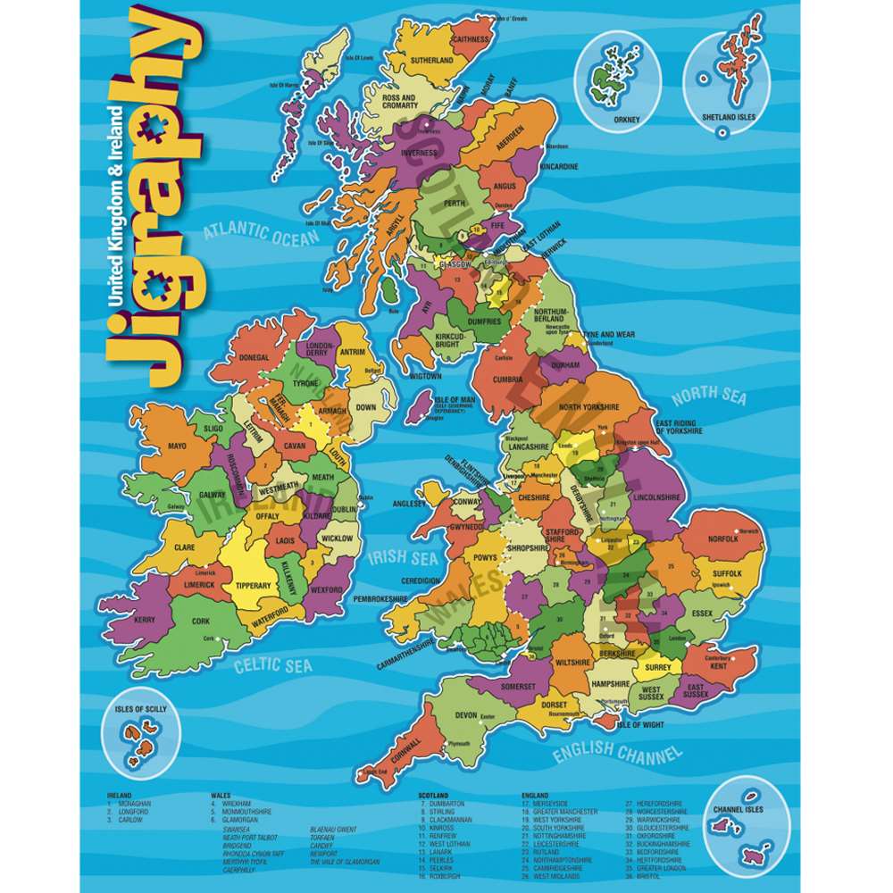 UK & World Map & Flag Puzzles