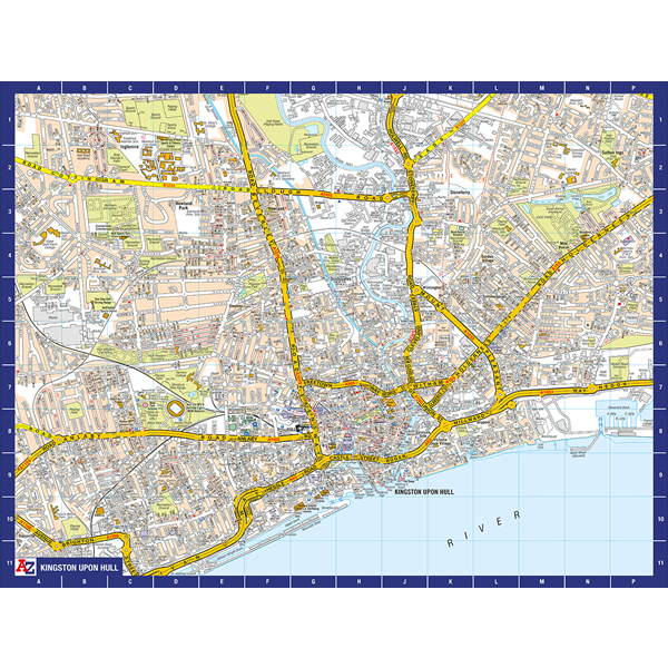 A TO Z MAP OF KINGSTON UPON HULL