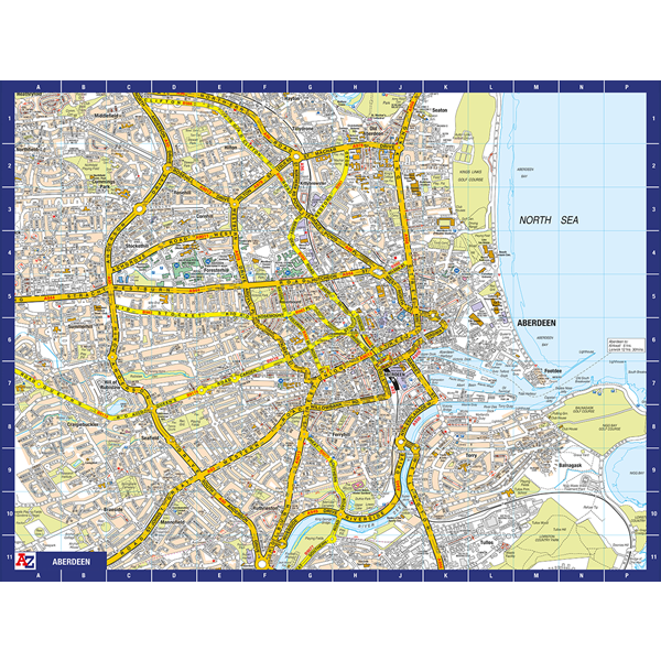 A TO Z MAP OF ABERDEEN