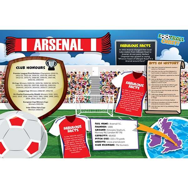 FOOTBALL CRAZY ARSENAL (CRF400)