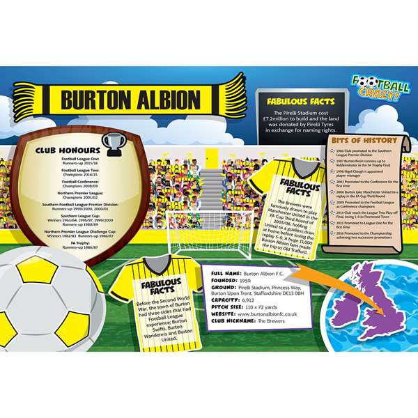 FOOTBALL CRAZY BURTON ALBION (CRF400)