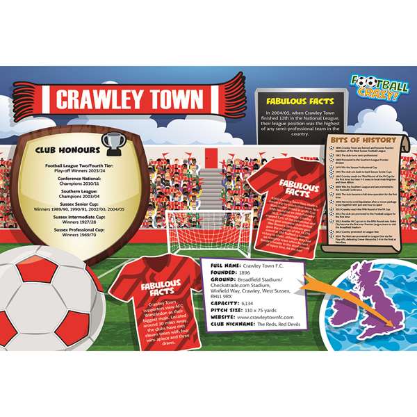 FOOTBALL CRAZY CRAWLEY TOWN (CRF400)