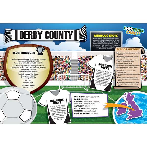 FOOTBALL CRAZY DERBY COUNTY (CRF400)