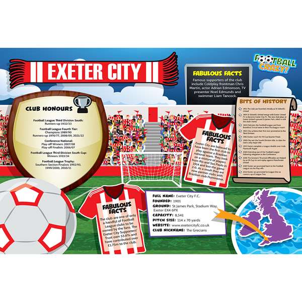 FOOTBALL CRAZY EXETER CITY (CRF400)