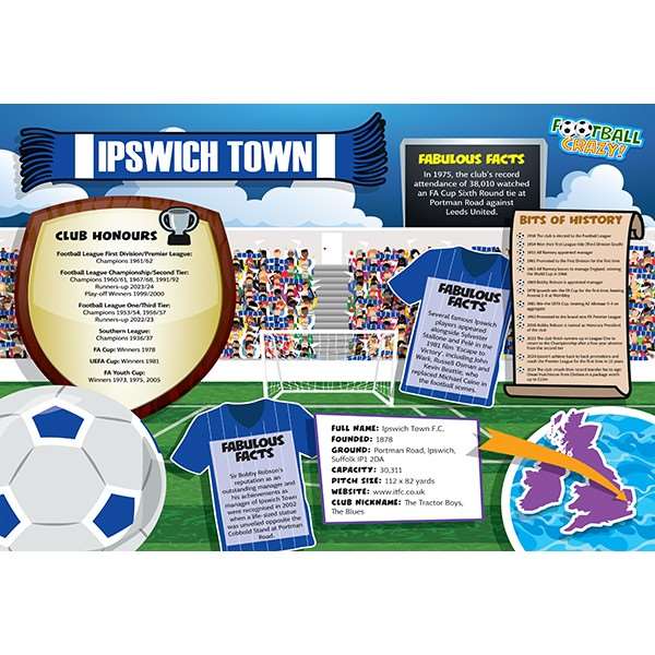 FOOTBALL CRAZY IPSWICH TOWN (CRF400)