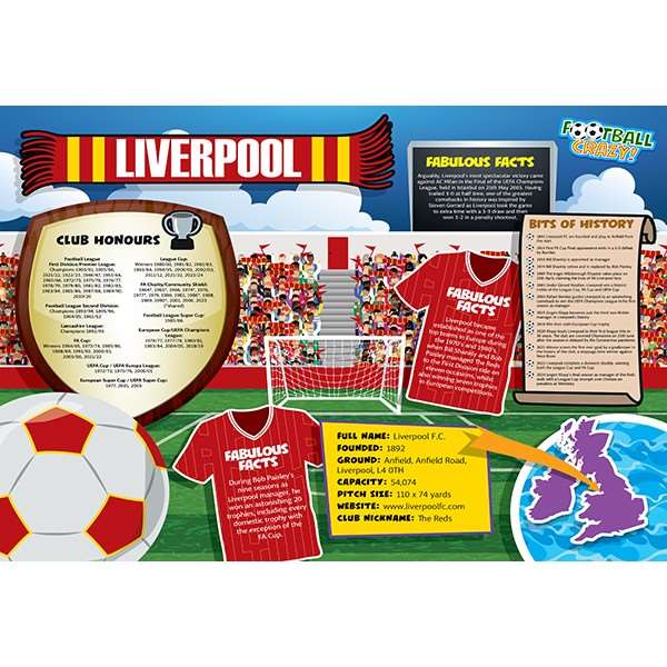 FOOTBALL CRAZY LIVERPOOL (CRF400)