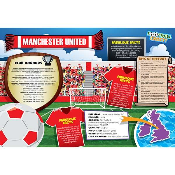 FOOTBALL CRAZY MANCHESTER UTD (CRF400)