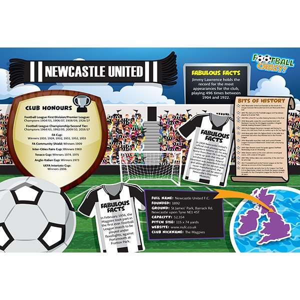 FOOTBALL CRAZY NEWCASTLE UTD (CRF400)