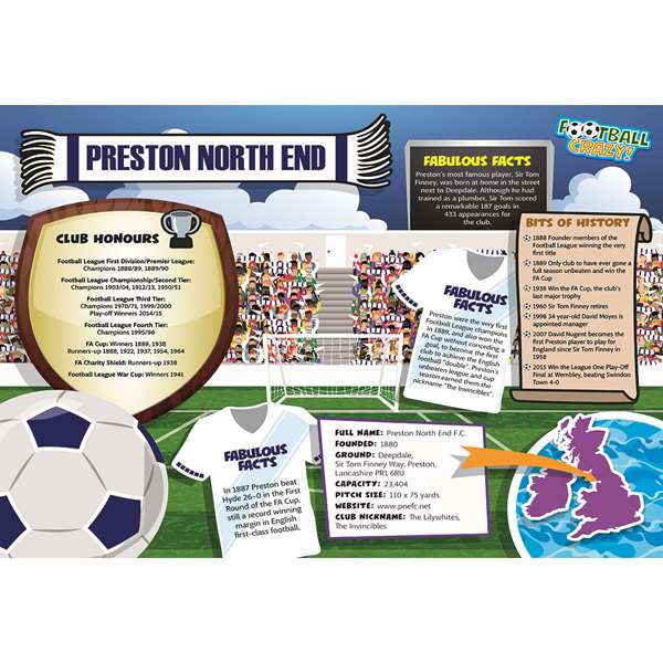 FOOTBALL CRAZY PRESTON NORTH END (CRF400)