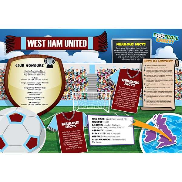 FOOTBALL CRAZY WEST HAM UTD (CRF400)