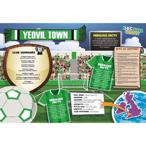 FOOTBALL CRAZY YEOVIL TOWN  (CRF400)